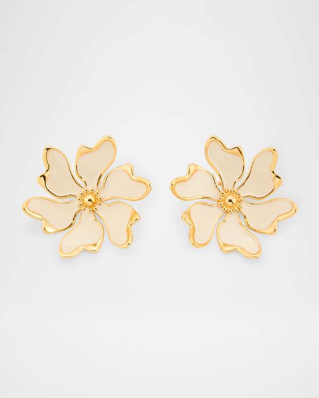 Large Cherry Blossom Earrings